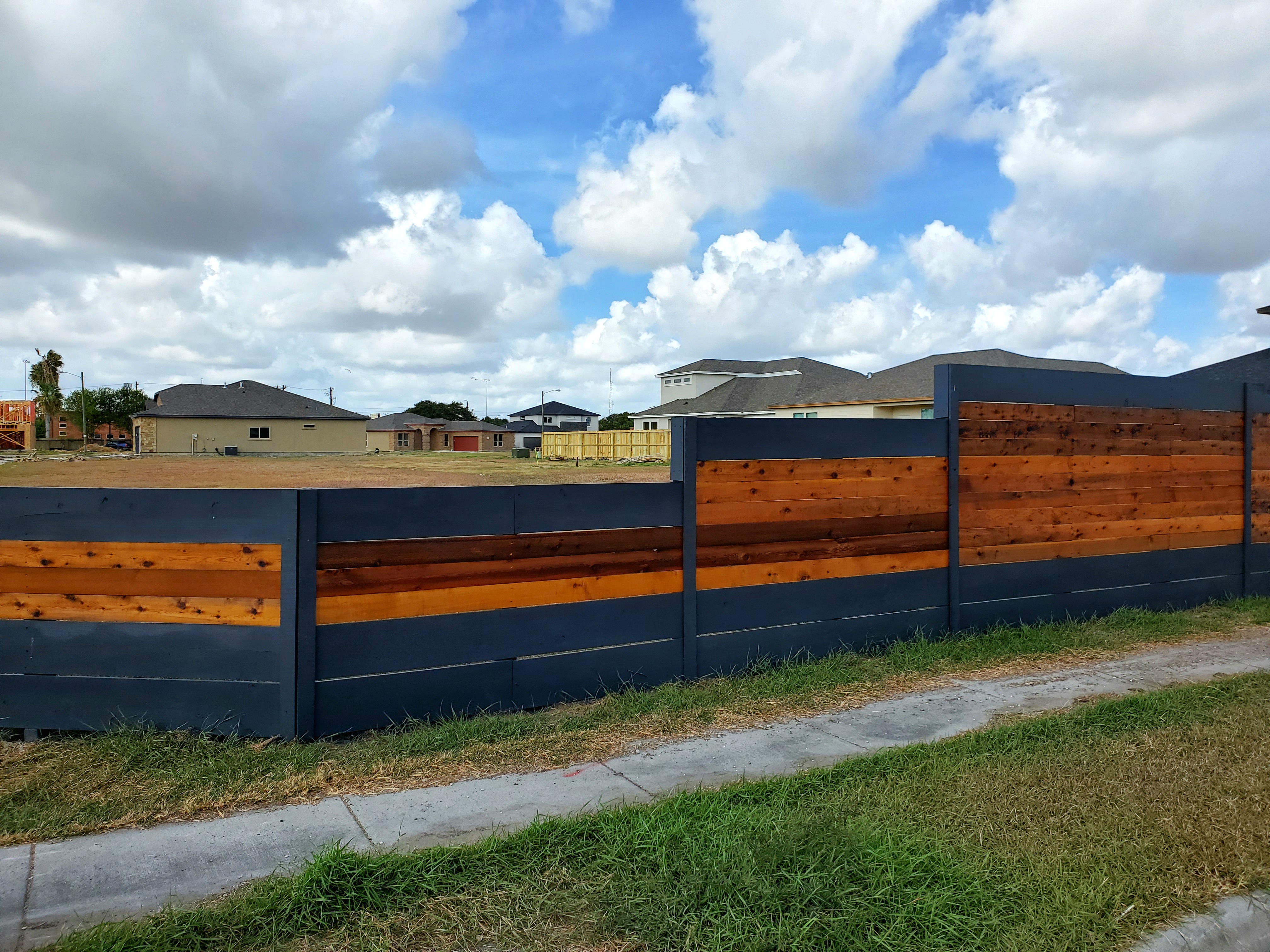 Fence installation in South Texas